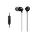 Sony MDR-EX15AP - EX Series - auricolari con microfono - in-ear - cablato - jack 3,5 mm - nero