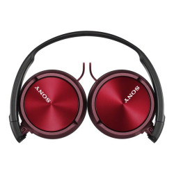 Sony MDR-ZX310 - Cuffie - dimensione completa - cablato - jack 3,5 mm - rosso