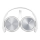 Sony MDR-ZX310AP - ZX Series - cuffie con microfono - dimensione completa - cablato - jack 3,5 mm - bianco