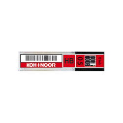 Micromine - mina 0,5mm - gradazione HB - Koh.I.Noor - astuccio 12 mine