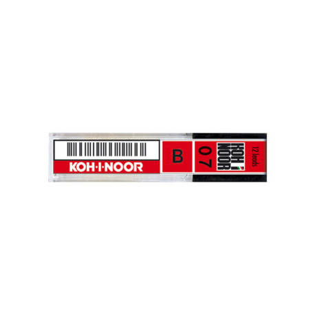 Micromine - mina 0,7mm - gradazione B - Koh.I.Noor - astuccio 12 mine