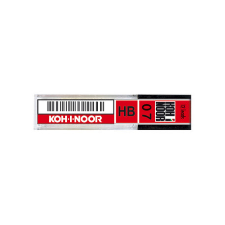 Micromine - mina 0,7mm - gradazione HB - Koh.I.Noor - astuccio 12 mine