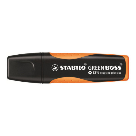 STABILO GREEN BOSS - Evidenziatore - arancione fluorescente - inchiostro base acqua - 2-5 mm