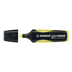 STABILO GREEN BOSS - Evidenziatore - giallo fluorescente - inchiostro base acqua - 2-5 mm