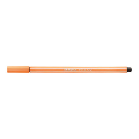 STABILO Pen 68 - Penna punta in fibra - arancione fluorescente - inchiostro base acqua - 1 mm - medio