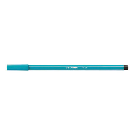 STABILO Pen 68 - Penna punta in fibra - blu chiaro - inchiostro base acqua - 1 mm - medio