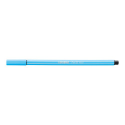 STABILO Pen 68 - Penna punta in fibra - blu fosforescente - inchiostro base acqua - 1 mm - medio