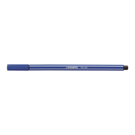 STABILO Pen 68 - Penna punta in fibra - blu oltremare - inchiostro base acqua - 1 mm - medio