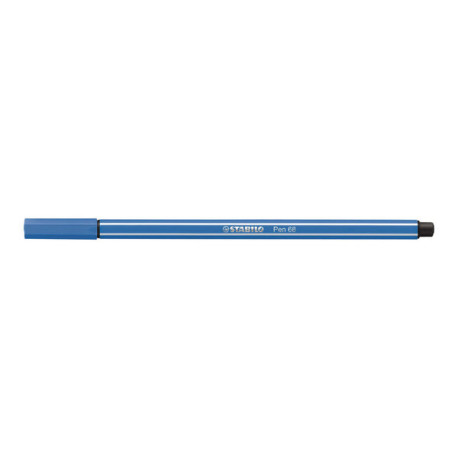 STABILO Pen 68 - Penna punta in fibra - blu scuro - inchiostro base acqua - 1 mm - medio