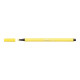 STABILO Pen 68 - Penna punta in fibra - giallo limone - inchiostro base acqua - 1 mm - medio