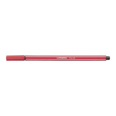 STABILO Pen 68 - Penna punta in fibra - rosso scuro - inchiostro base acqua - 1 mm - medio