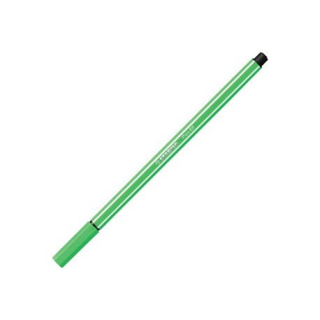 STABILO Pen 68 - Penna punta in fibra - smeraldo chiaro - inchiostro base acqua - 1 mm - medio