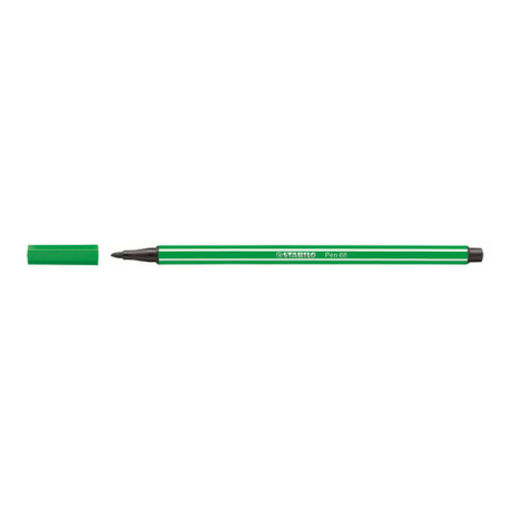 STABILO Pen 68 - Penna punta in fibra - verde - inchiostro base acqua - 1 mm - medio