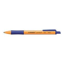 STABILO pointball - Penna a sfera - blu - 0.5 mm - medio - retrattile