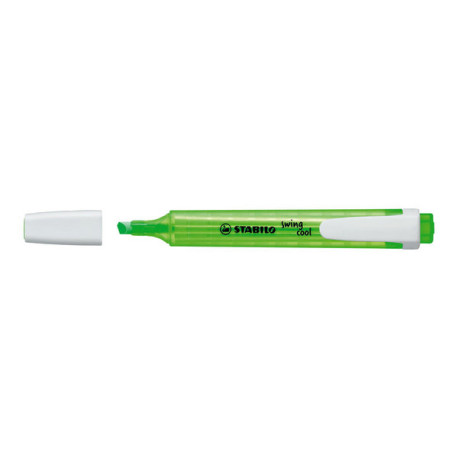 STABILO swing cool - Evidenziatore - verde fluorescente - inchiostro base acqua - 1-4 mm