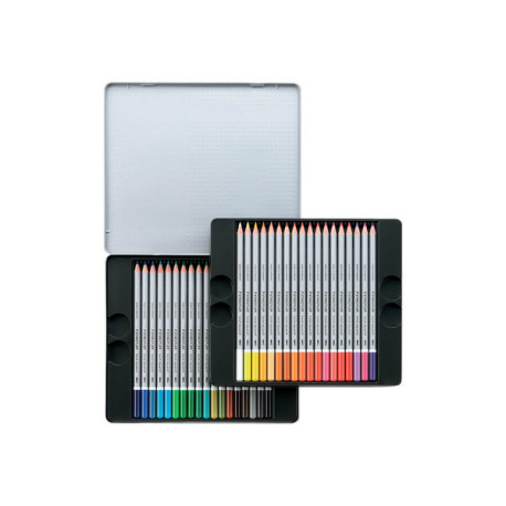 STAEDTLER karat aquarell 125 - Pastello colorato - colori assortiti - 2 mm (pacchetto di 36)