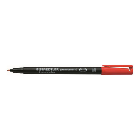 STAEDTLER Lumocolor 317 - Marcatore - permanente - rosso - 1 mm - medio