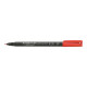 STAEDTLER Lumocolor 318 - Marcatore - permanente - rosso - 0.6 mm - fine