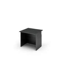 Modulo reception Prestige disabili - senza sopralzo - 80 x 97,5 x 72 cm - nero venato/bianco