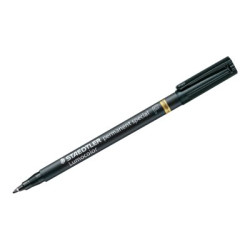 STAEDTLER Lumocolor special - Marcatore - permanente - nero - 0.6 mm - fine