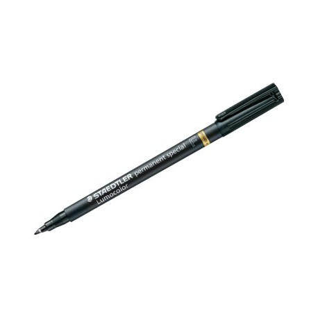 STAEDTLER Lumocolor special - Marcatore - permanente - nero - 0.6 mm - fine