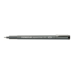 STAEDTLER pigment liner 308 - Penna a punta sottile - nero - inchiostro pigmentato - 0.5 mm