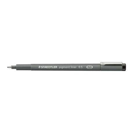 STAEDTLER pigment liner 308 - Penna a punta sottile - nero - inchiostro pigmentato - 0.5 mm