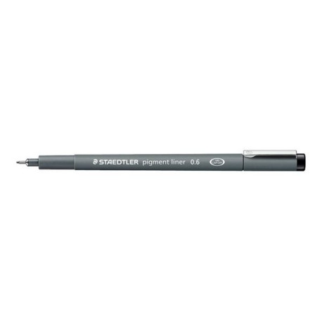 STAEDTLER pigment liner 308 - Penna a punta sottile - nero - inchiostro pigmentato - 0.6 mm