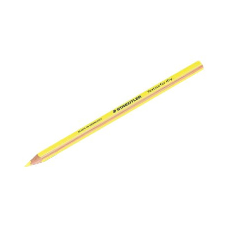 STAEDTLER Textsurfer dry - Pastello colorato - cera - giallo neon - 4 mm