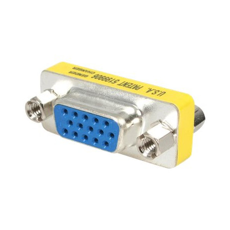 StarTech.com Accoppiatore VGA - Adattatore prolunga cavo VGA femmina a femmina - VGA Gender Changer F/F - Adattatore maschio/fe