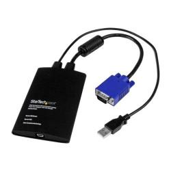 StarTech.com Adattatore Crash Cart portatile console KVM a USB 2.0 del laptop con trasferimento di file e Acquisizione Video - 