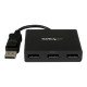 StarTech.com Adattatore multi monitor a 3 porte - Hub DisplayPort 1.2 MST a doppio 4K 30Hz e 1x 1080p - Splitter video per moda