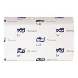 Tork Premium Soft H2 - Asciugamani di carta - 345 g - 110 fogli - in quattro - bianco - per P/N: 451000, 471026, 552000, 552008