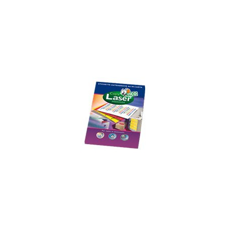 Tico Copy Laser Premium - Carta - adesivo permanente - verde fluorescente - 70 x 36 mm 1680 etichette (70 foglio(i) x 24) etich