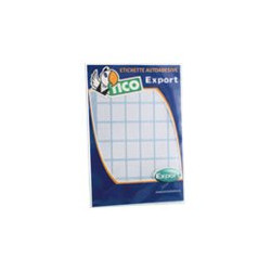 Tico Export - Carta - autoadesivo permanente - bianco - 46 x 22 mm 150 etichette (10 foglio(i) x 15) etichette