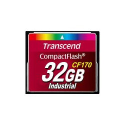 Transcend CF170 Industrial - Scheda di memoria flash - 32 GB - 170x - CompactFlash