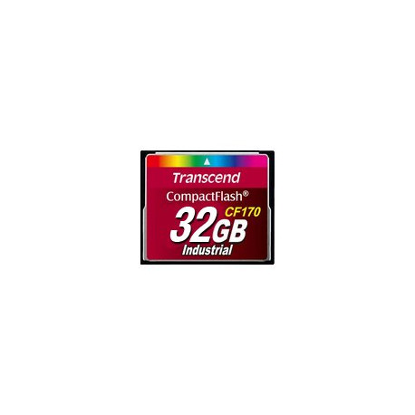 Transcend CF170 Industrial - Scheda di memoria flash - 32 GB - 170x - CompactFlash