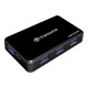 Transcend HUB3 - Hub - 4 x SuperSpeed USB 3.0 - desktop - per Intel Next Unit of Computing 11 Essential Kit - NUC11ATKPE