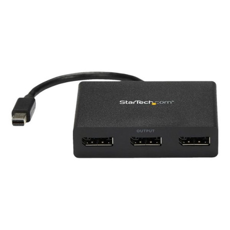 StarTech.com Adattatore multi monitor a 3 porte - Hub MST Mini DisplayPort a DisplayPort - 2x 4K 30Hz e 1x 1080p - Splitter vid