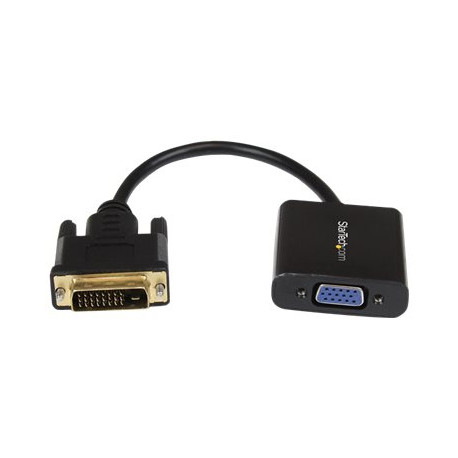 StarTech.com Cavo Adattatore attivo DVI-D a VGA - Convertitore DVI-D a VGA 1920 x 1200 - Nero - Adattatore video - DVI-D, Micro