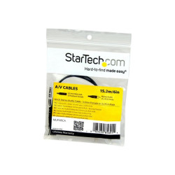 StarTech.com Cavo Adattatore Audio Stereo con presa mini Jack Femmina da 3,5mm a 2 RCA Maschio da 15cm - Cavo audio - RCA x 2 m