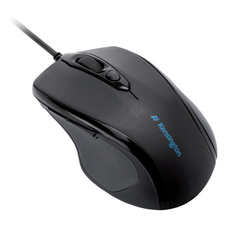 Mouse Pro Fit medie dimensioni - con cavo - nero - Kensington