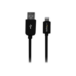 StarTech.com Cavo connettore Lightning a 8 pin Apple a USB da 1m per iPhone / iPod / iPad - Nero - Ricarica e sincronizza (USBL