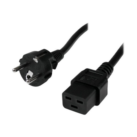 StarTech.com Cavo di Alimentazione per Computer da 2 m- Cavo Elettrico Schuko EU a C19, 16A-250V 16AWG, Cavo Alimentazione AC d