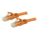 StarTech.com Cavo di rete CAT 6 - Cavo Patch Ethernet RJ45 UTP arancio da 5m antigroviglio - Cavo patch - RJ-45 (M) a RJ-45 (M)