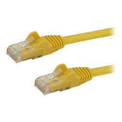 StarTech.com Cavo di rete Cat 6 - Cavo Patch Ethernet RJ45 UTP giallo da 2m antigroviglio - cavo gigabit categoria 6 - Cavo pat