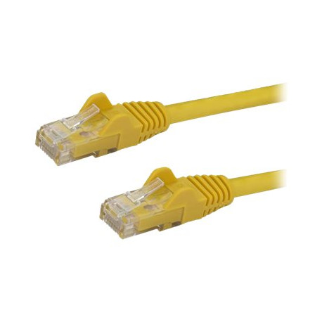 StarTech.com Cavo di rete Cat 6 - Cavo Patch Ethernet RJ45 UTP giallo da 2m antigroviglio - cavo gigabit categoria 6 - Cavo pat