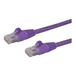 StarTech.com Cavo di rete Cat 6 - Cavo Patch Ethernet RJ45 UTP viola da 2m antigroviglio - cavo gigabit categoria 6 Maschio-Mas