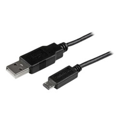 StarTech.com Cavo di sincronizzazione e di ricarica USB a Micro USB slim per Smartphone e Tablet Android - A a Micro B slim da 