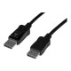 StarTech.com Cavo DisplayPort 1.2 attivo con latching da 10 m -  2560×1600 - DPCP & HDCP - Cavo video per monitor DP a DP M/M (